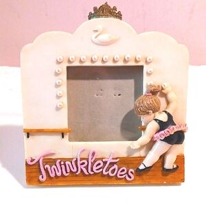Vintage Twinkletoes Ballerina Photo Frame 📸👑 Adorable!